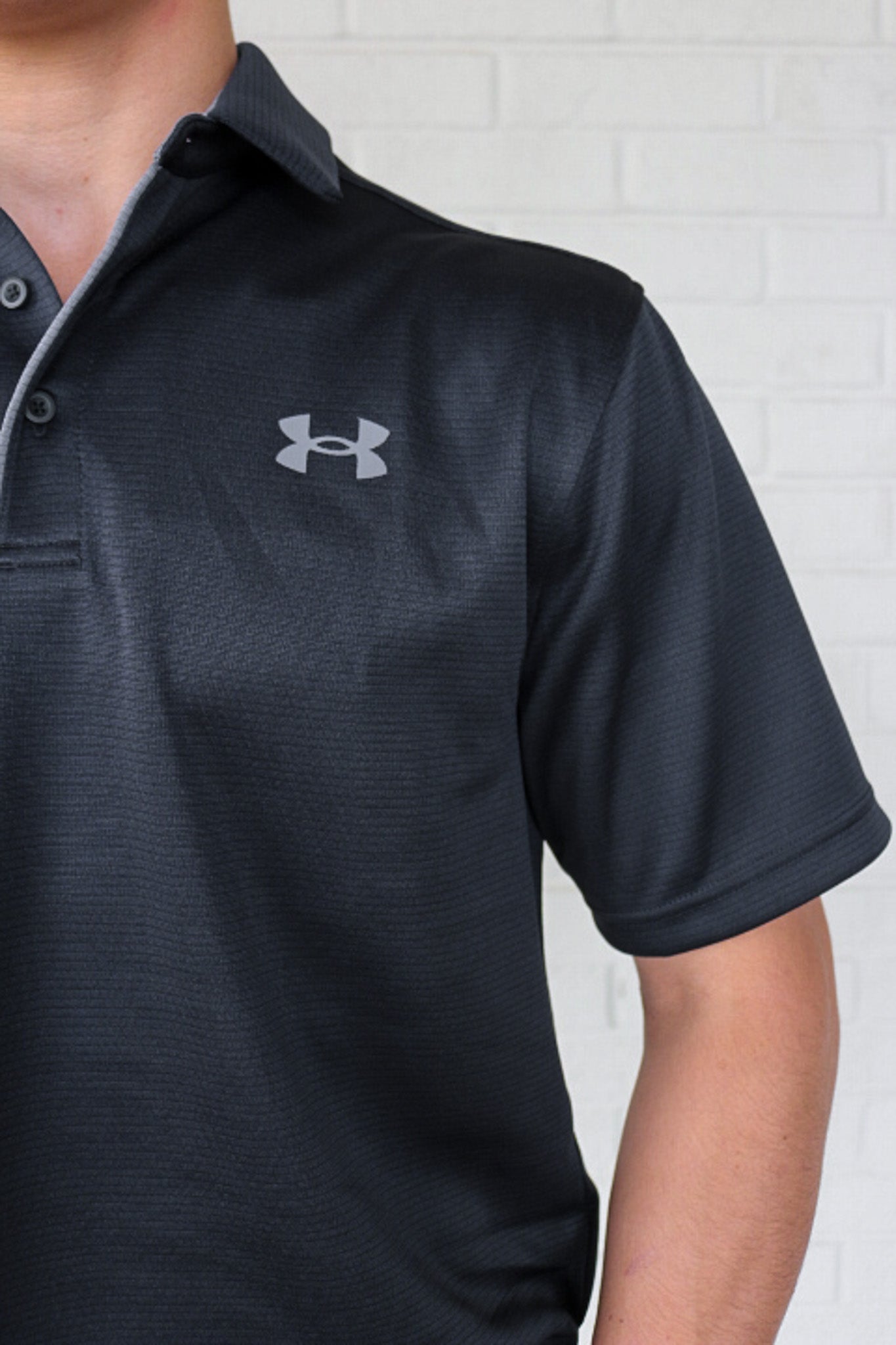 Men's Black UA Tech™ Polo