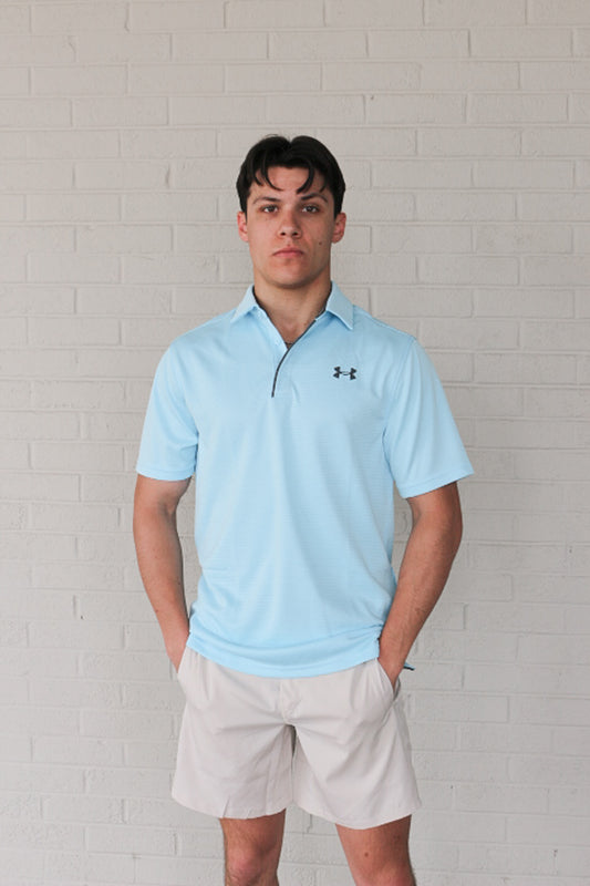 Men's Steam Blue UA Tech Polo