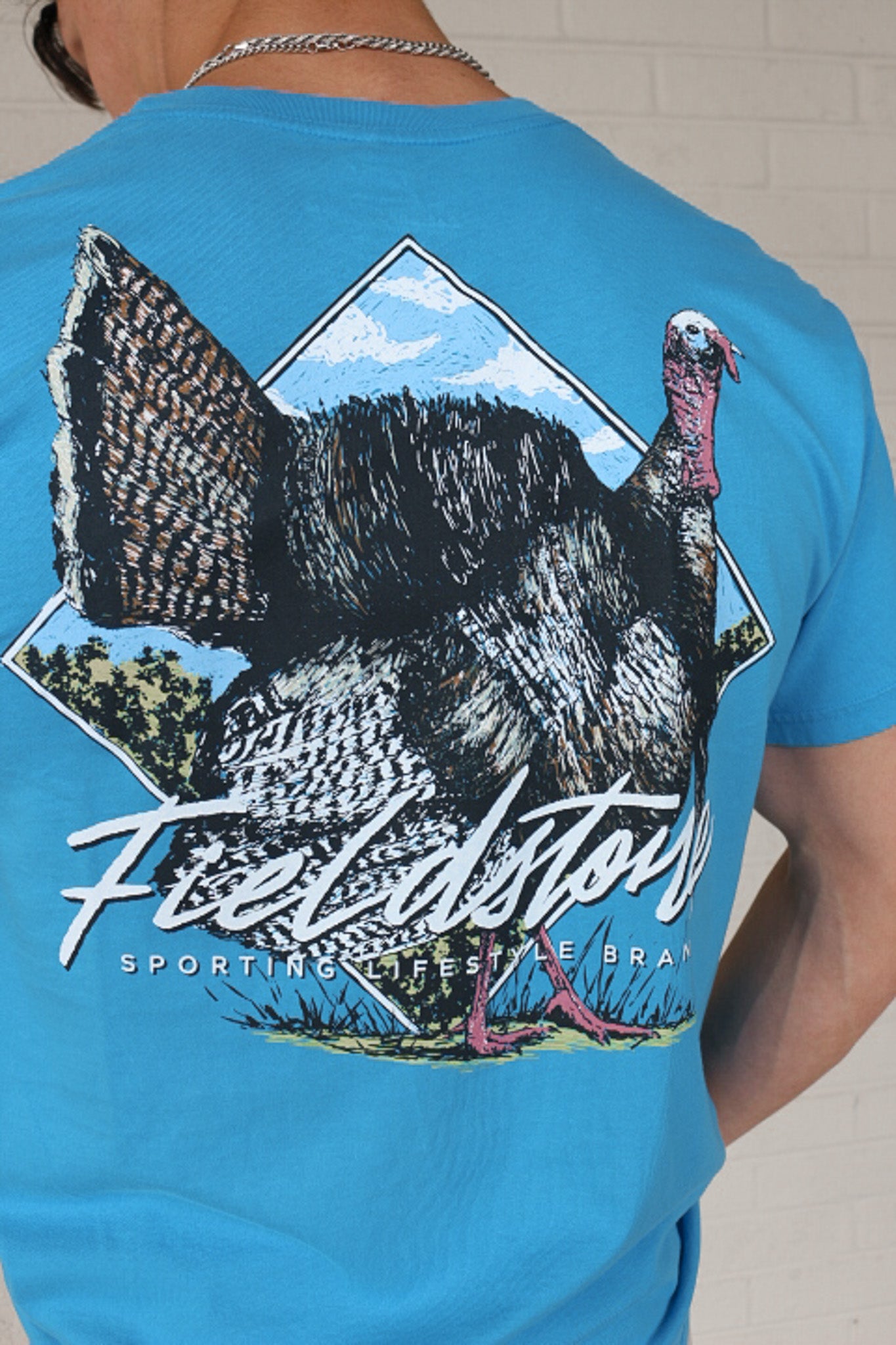 Men's Fieldstone Strutter Royal Blue Tee