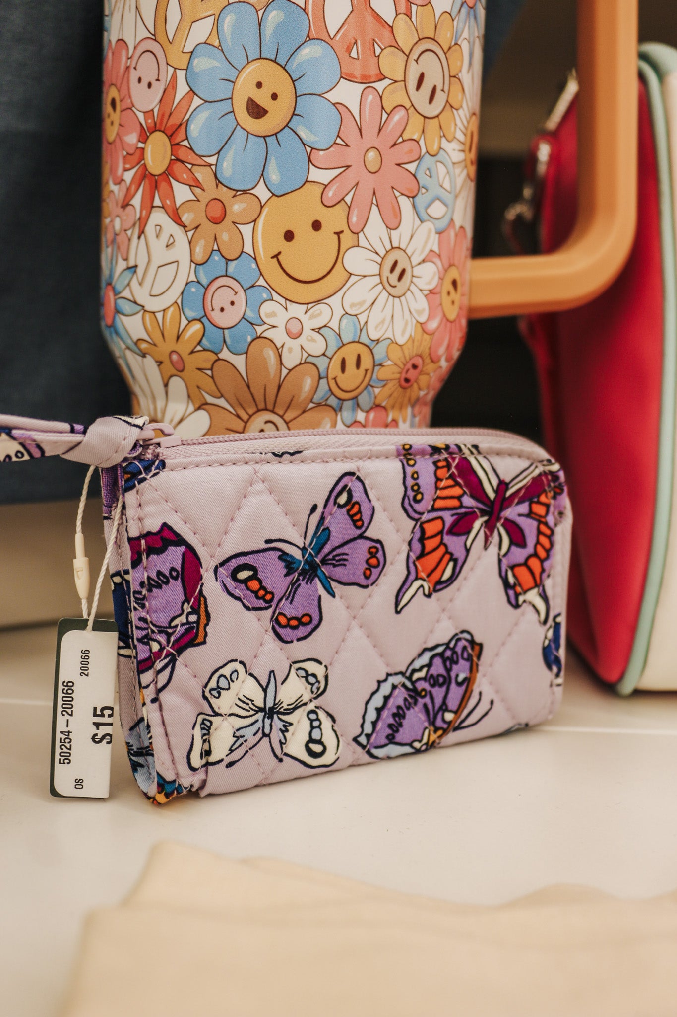 Wing In Flight Zip Card Pouch Vera Bradley