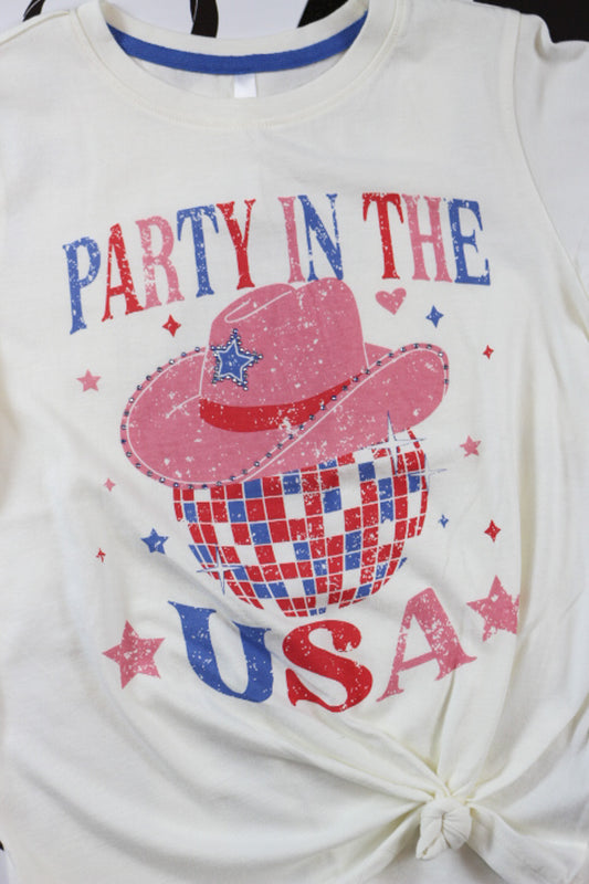 Youth Girls Party In The USA Tee