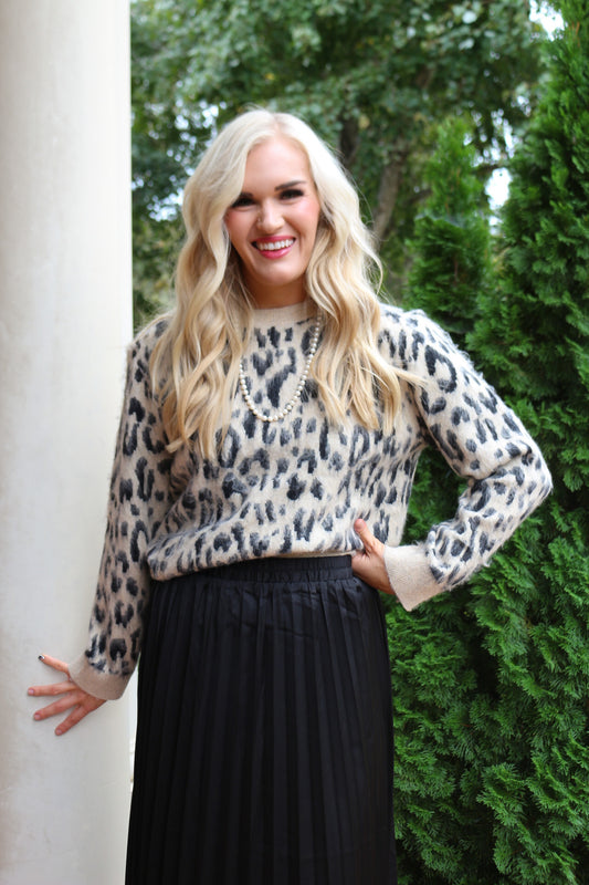 Roads Ahead Mina Leopard Sweater