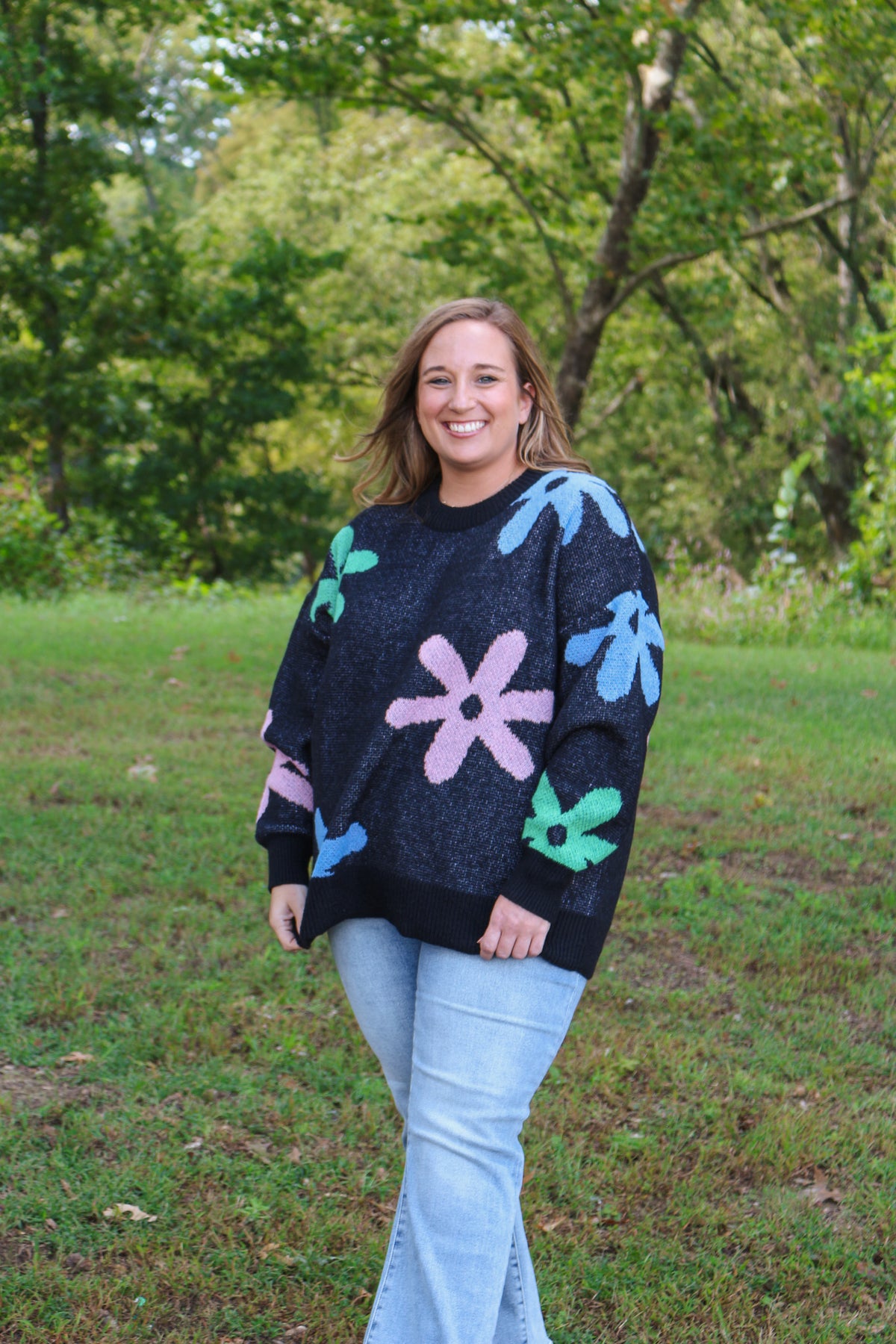 Garden Of Truths Jadie Floral Sweater