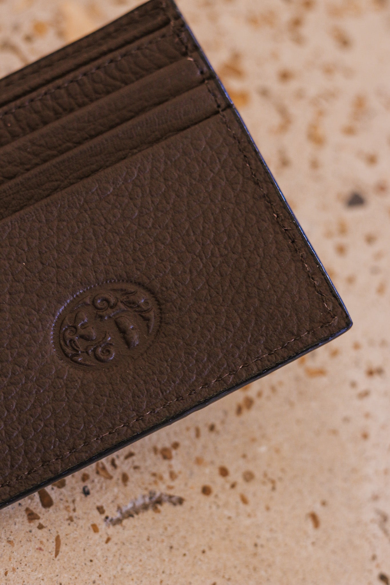 3D Southwest Lacing Brown Bifold Wallet