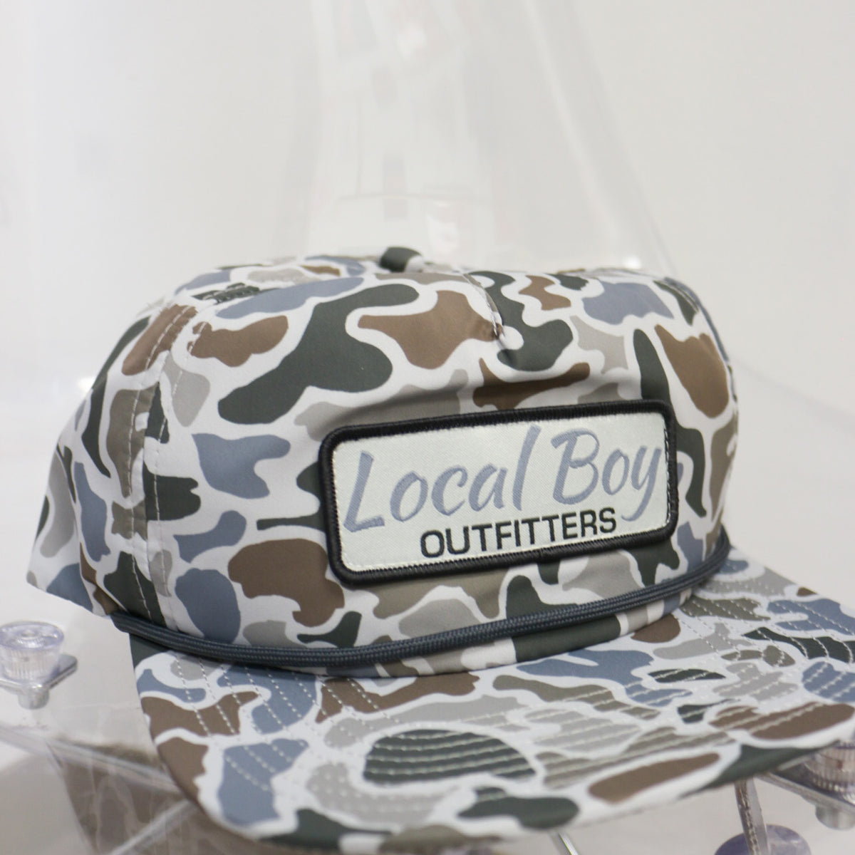 Local Boy Local Insignia rope hat, shown in one of two available colors