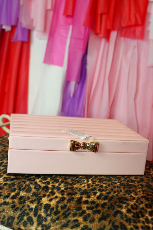 Pink Bow Jewelry Box