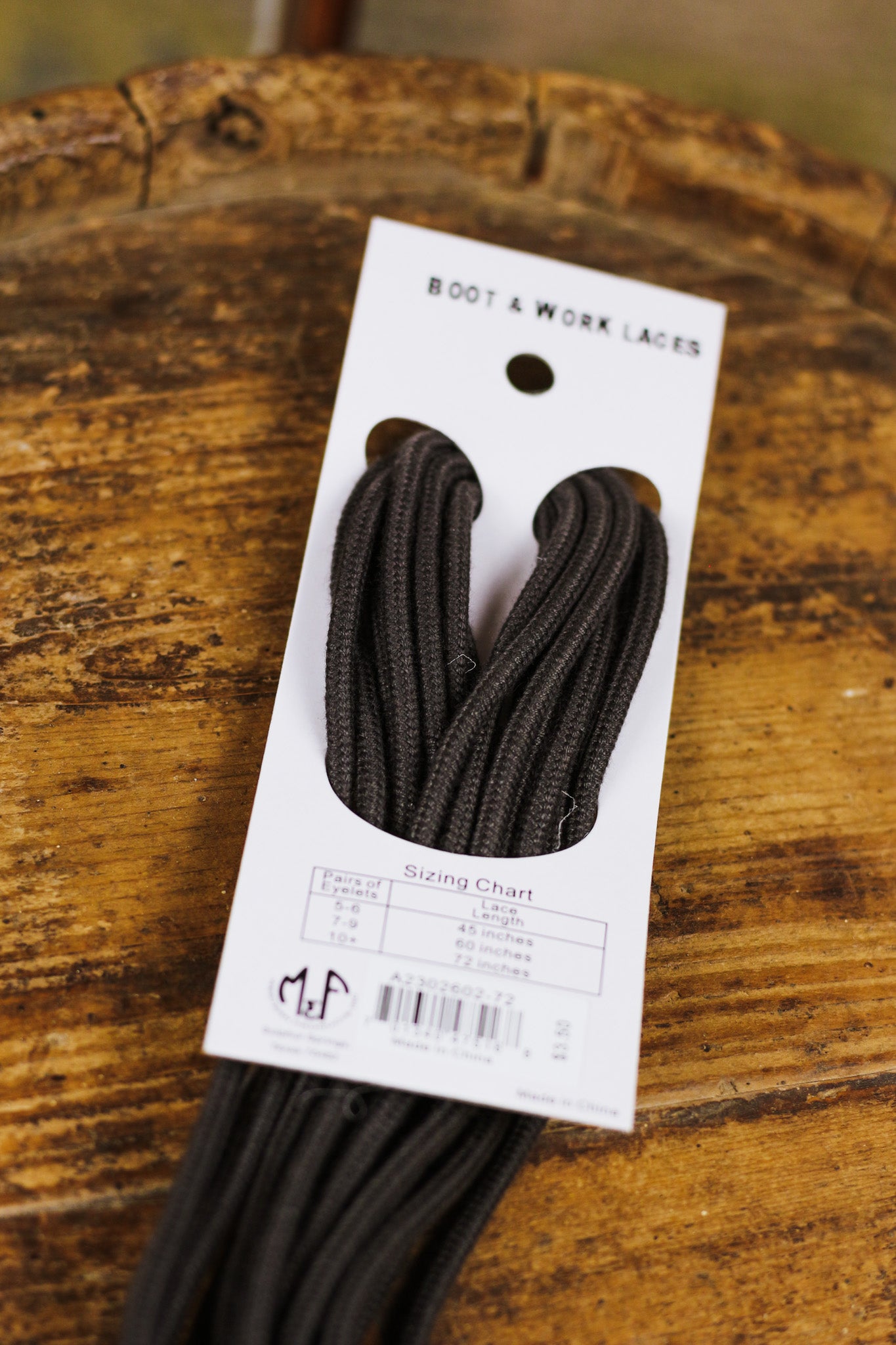 Ariat 72" Brown Waxed Nylon Boot Laces