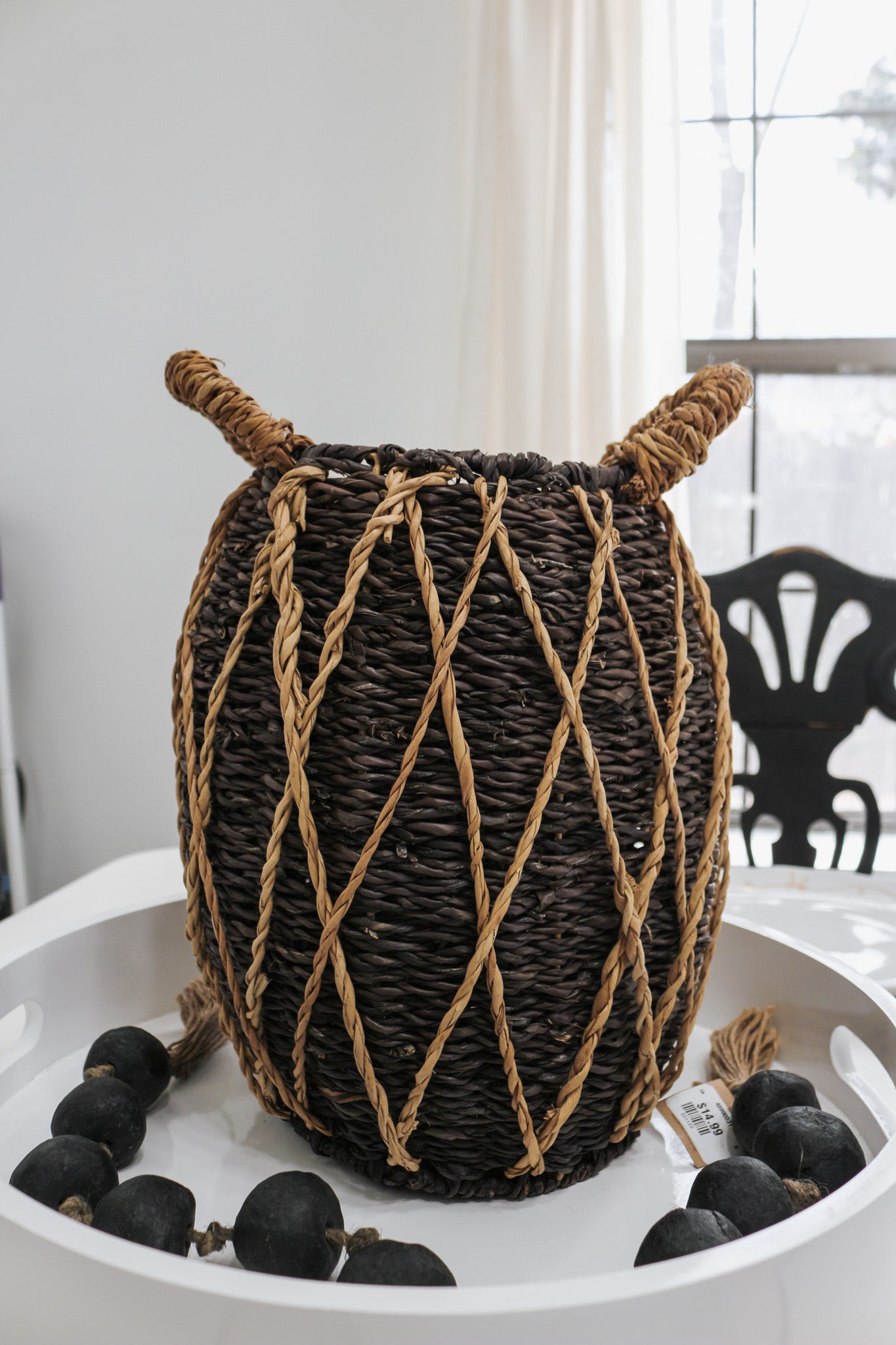 Wicker Two Tone Baskets - 3 Sizes