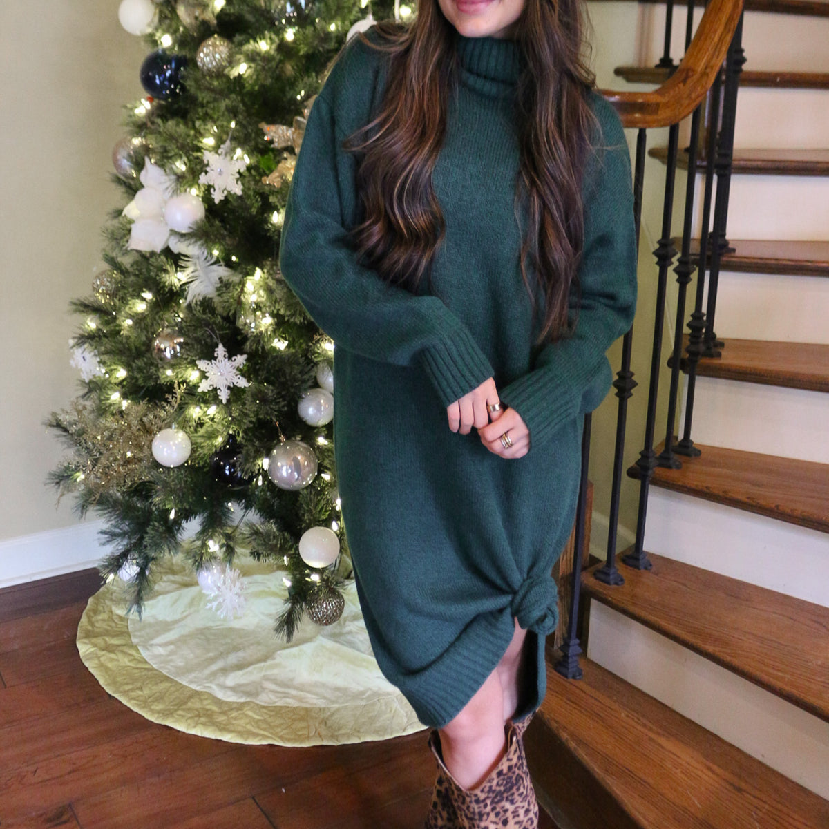 Making Plans Sweater Dress