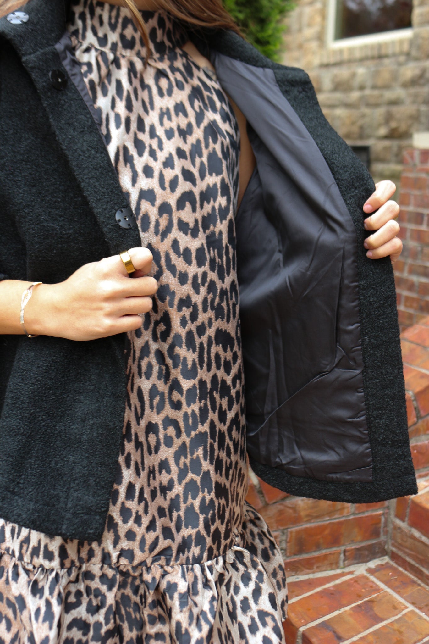 Friendly Reminder Black Gilet