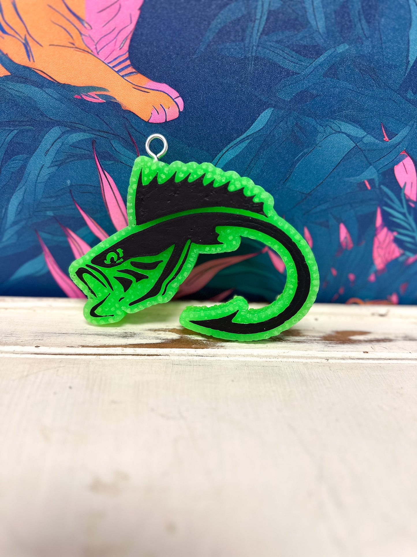 Green Fish Car Freshie