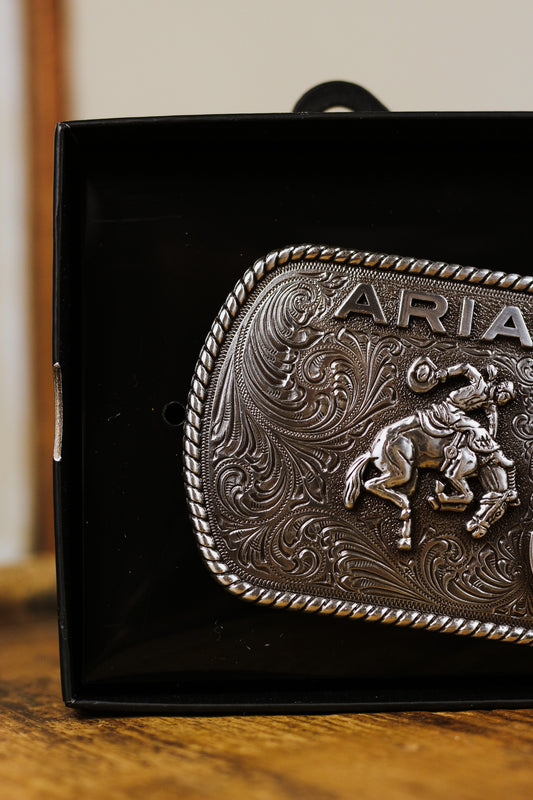 Ariat Vintage Saddle Bronc Belt Buckle
