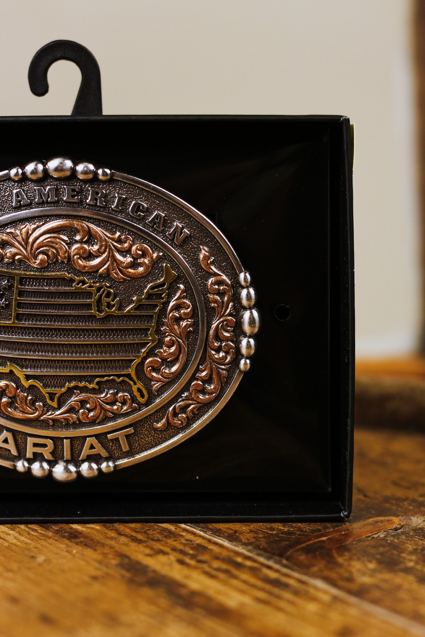 Ariat All American Antique Silver Oval Belt Buckle