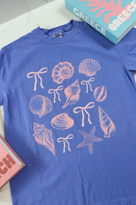 Seashell Blue Graphic Tee