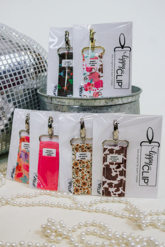 Autumn Leaves Lip Balm Keychain