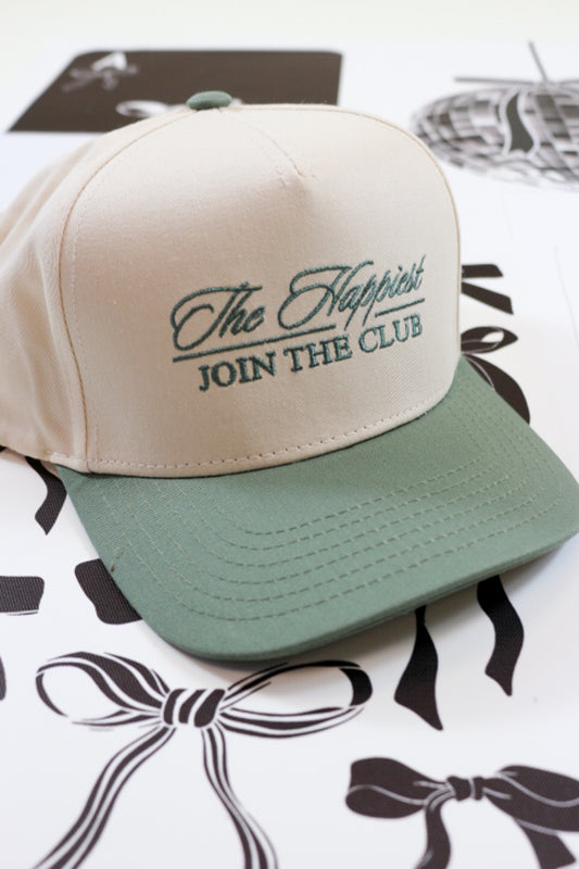 The Happiest Sage Natural Trucker Hat