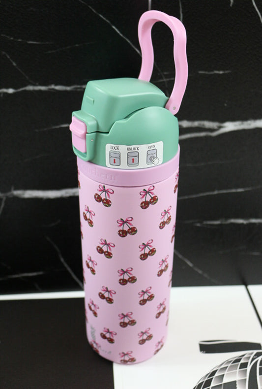 Pink Cherry 24oz Simply Southern Tumbler