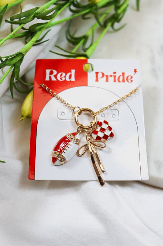 Gameday Charm 16"-18" Necklace -4 Colors