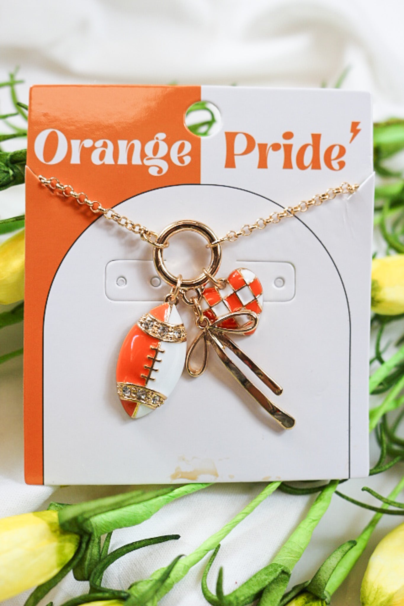 Gameday Charm 16"-18" Necklace -4 Colors