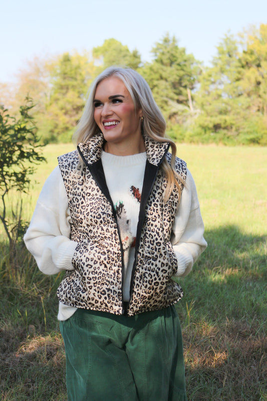 Sacred Heart Puffer Vest -5 Colors