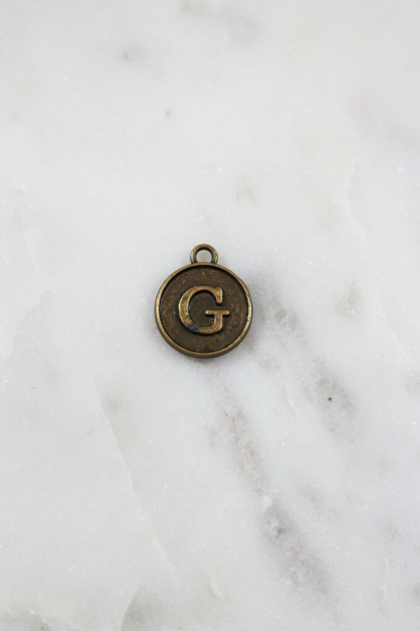 Rustic Initial Charms