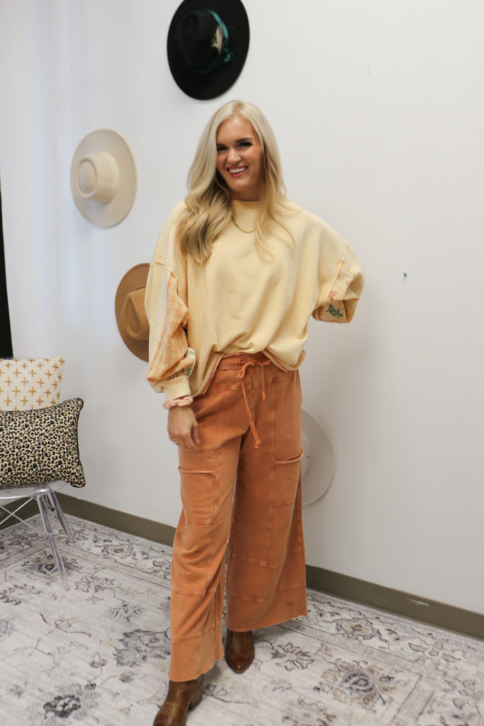 Clarity Is Coming Terry Pants -2 Colors