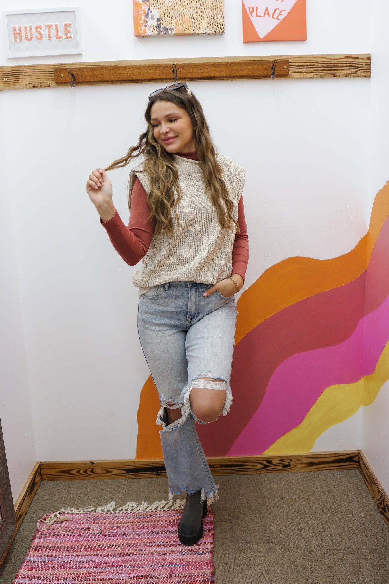 Let's Gather Long Sleeve Dynamic Top -2 Colors