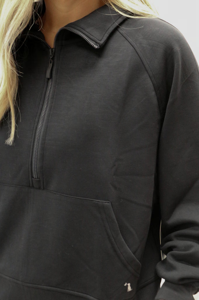 Local Girl Freelance Quarter Zip Pullover - 2 Colors