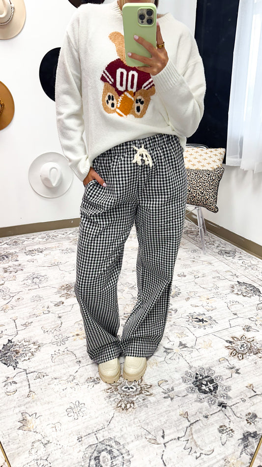 All The Right Ways Checkered Pants -2 Colors