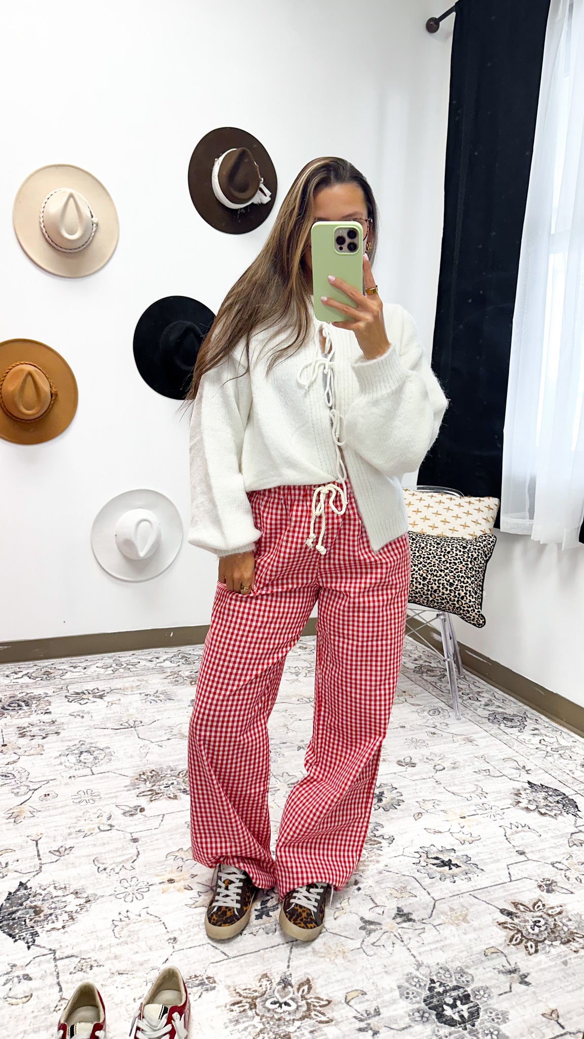 All The Right Ways Checkered Pants -2 Colors