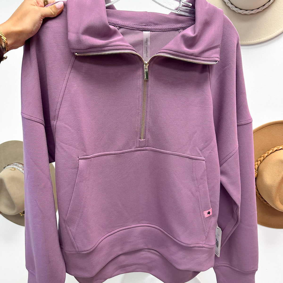 Giving You Inspo Half Zip Pullover