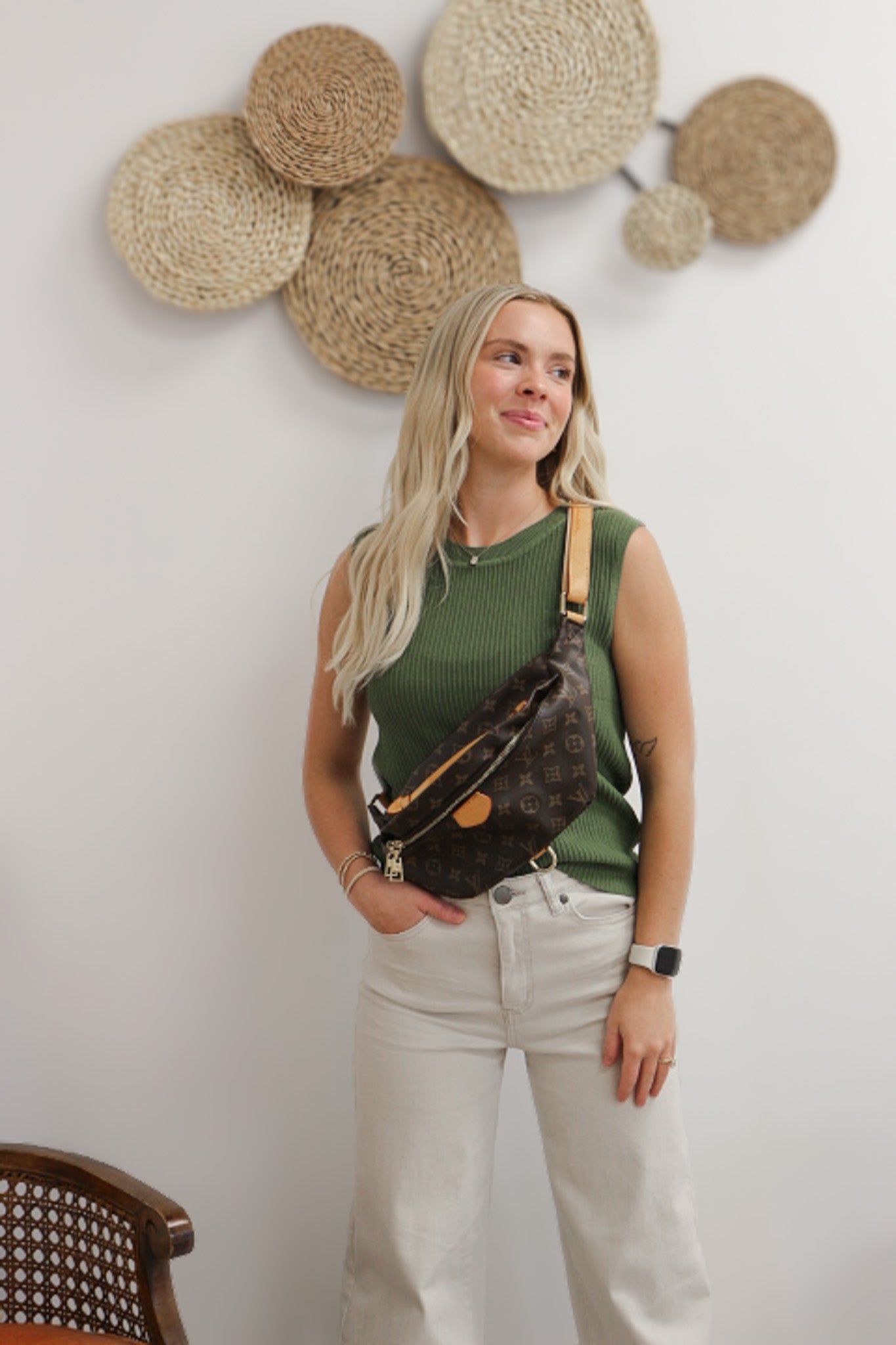 Destiny Calls Slate Green Ribbed Tank Top