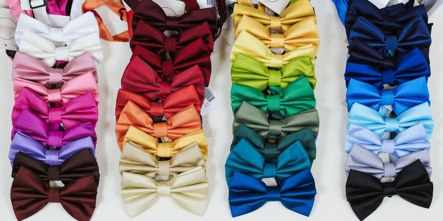 Fuchsia Pink Bow Tie