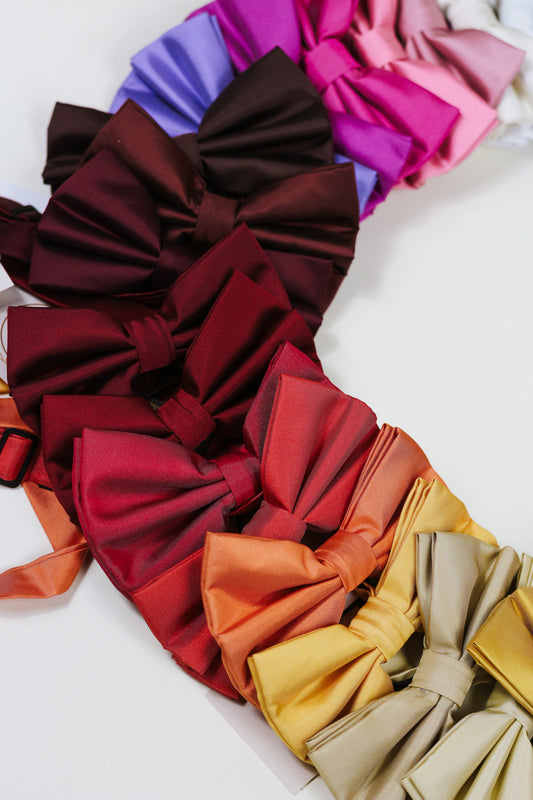 Rust Red-Brown Bow Tie