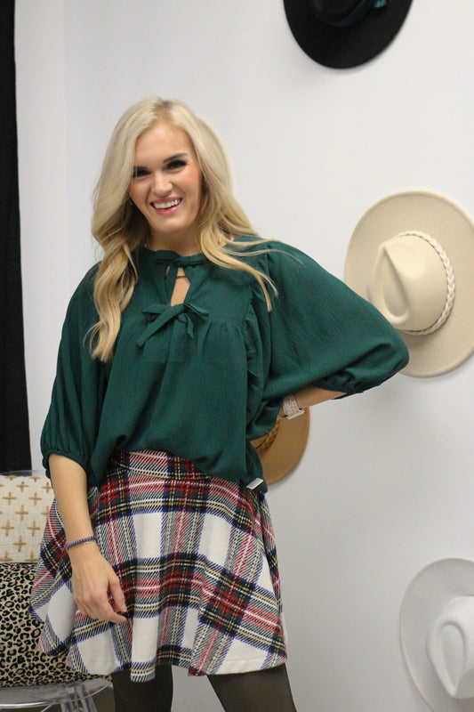 Give Me Some Grace Bow Blouse -3 Colors