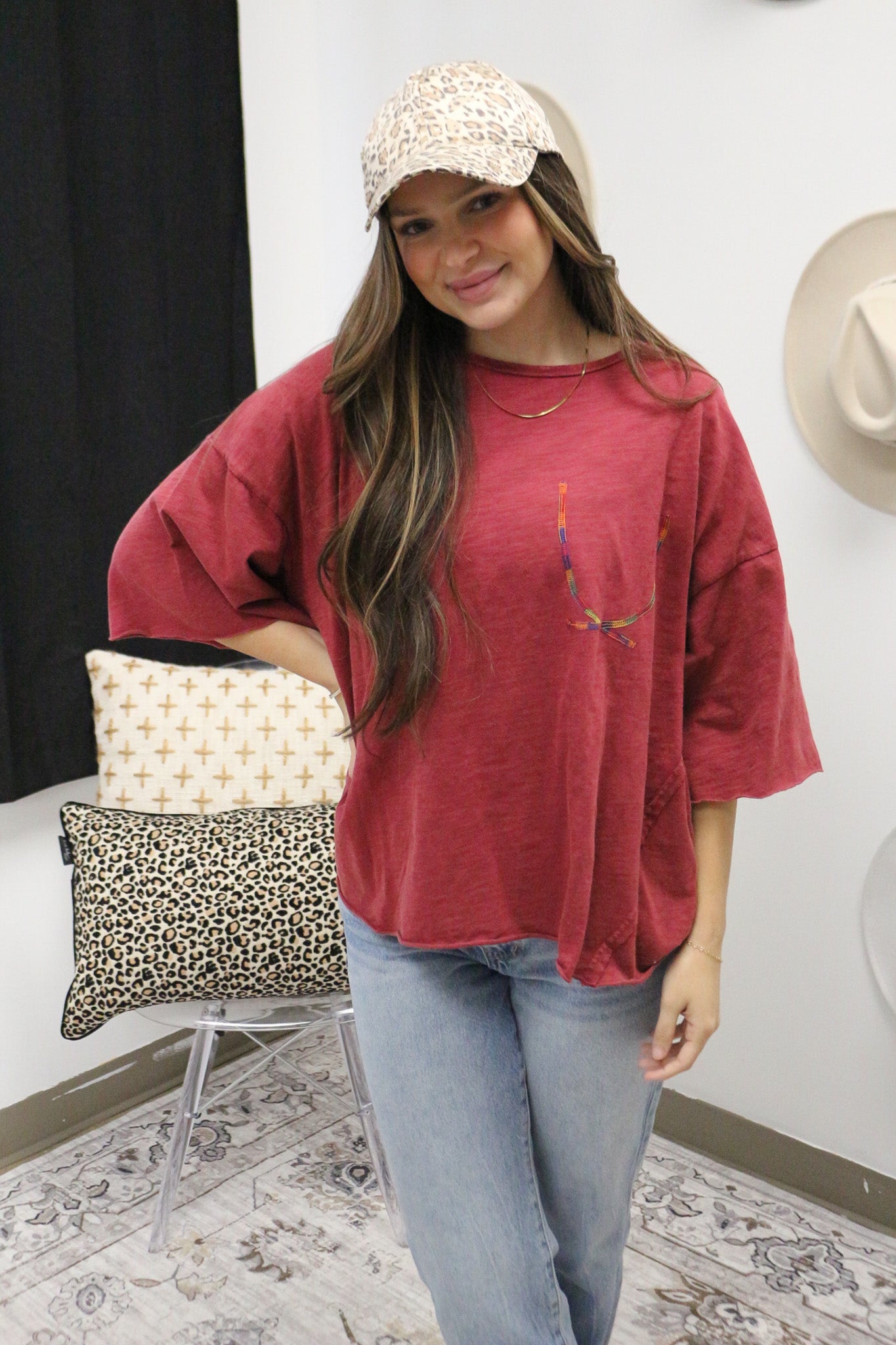 Calming Manners Raspberry Top