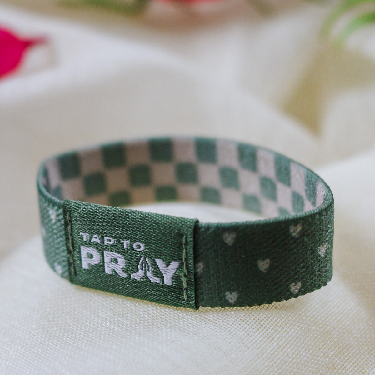 Tap To Pray reversible wristband