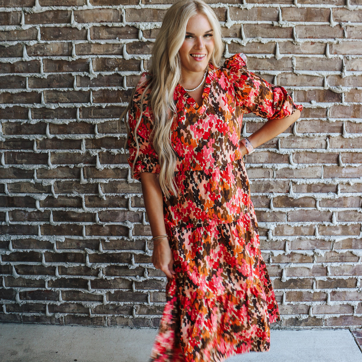 Floral Priscilla Midi Dress