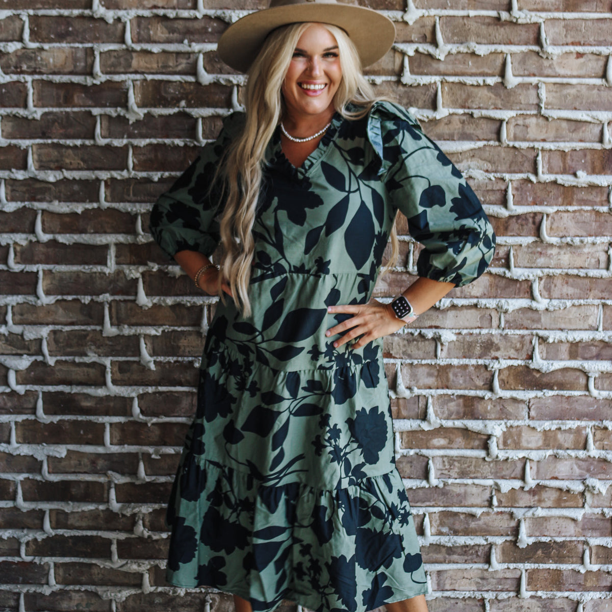 Floral Priscilla Midi Dress