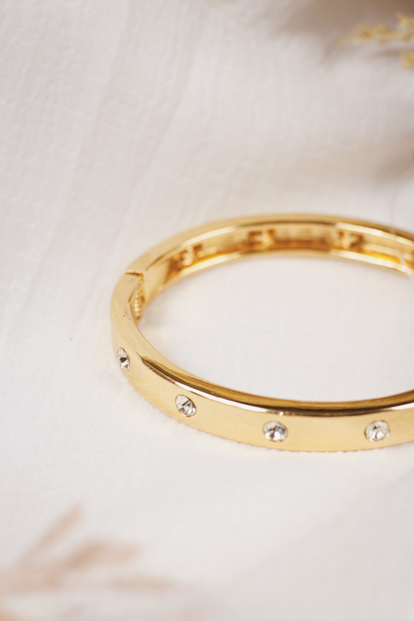 Gold Rhinestone Bracelet