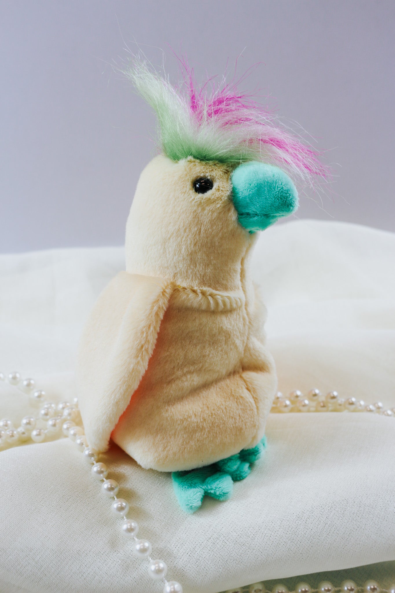 Pompom Parrot Beanie Baby