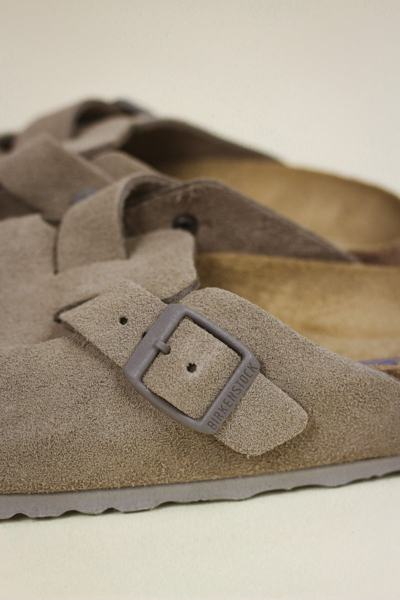 Birkenstock Arizona Soft Footbed Suede Stone Coin