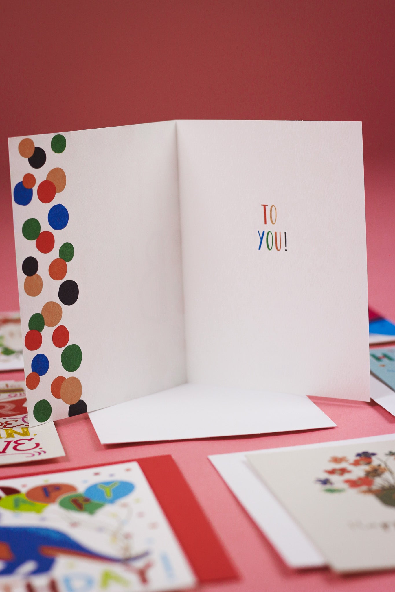 Happy Birthday Polka Dot Greeting Card