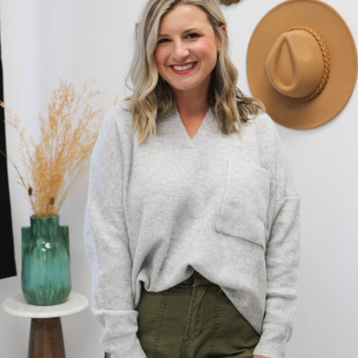 Speak Your Side Noa Collared Sweater