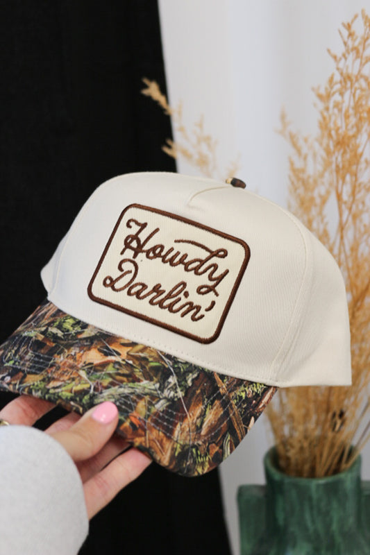 Howdy Darlin Camo Trucker Hat