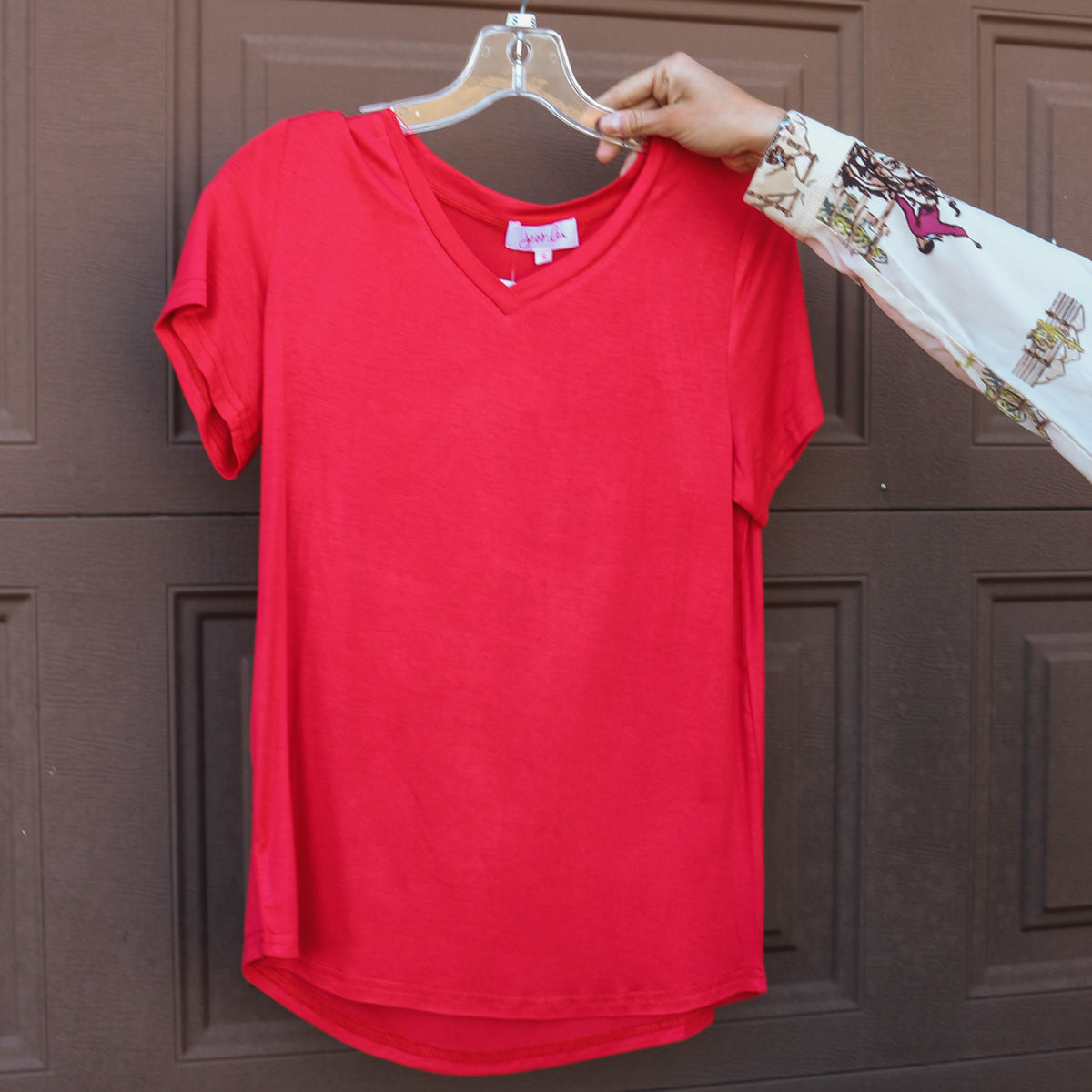Ultimate Layers Solid V-Neck Tops