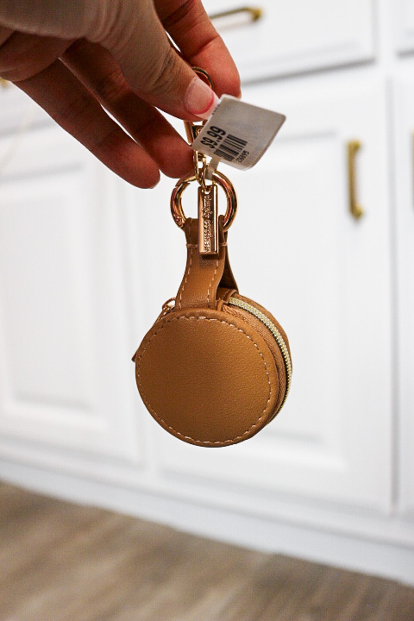 Leather Jewelry Case Keychain -3 Colors