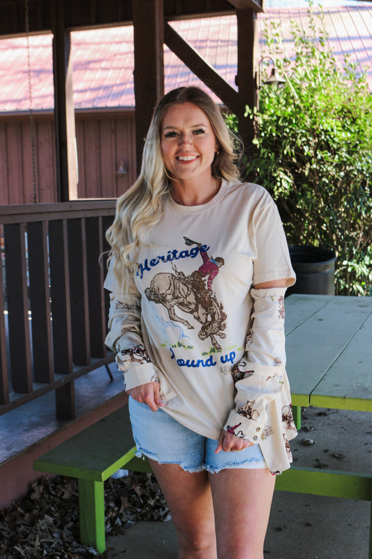 Ariat Women's Cream Heritage T-Shirt