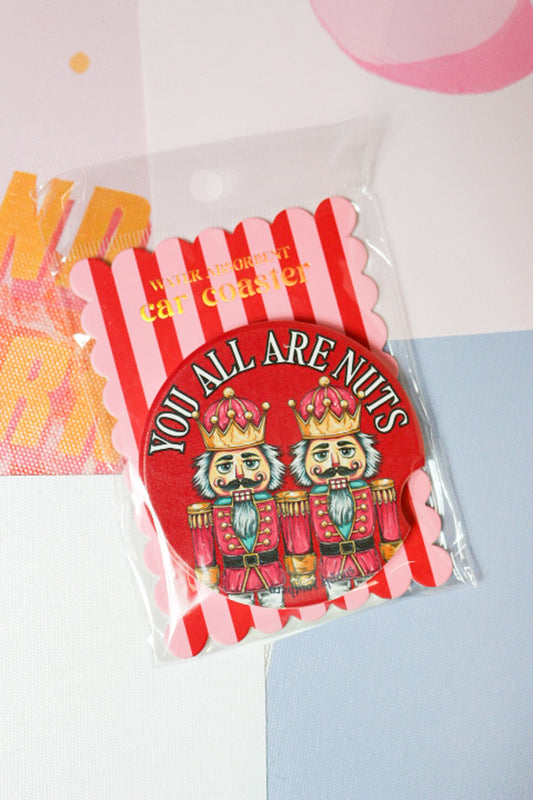 Holiday Car Coaster -4 Colors