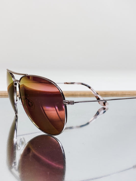 Mavericks Polarized Aviator Sunglass By Maui Jim